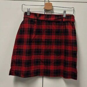 NWOT: H&M Plaid Mini Skirt